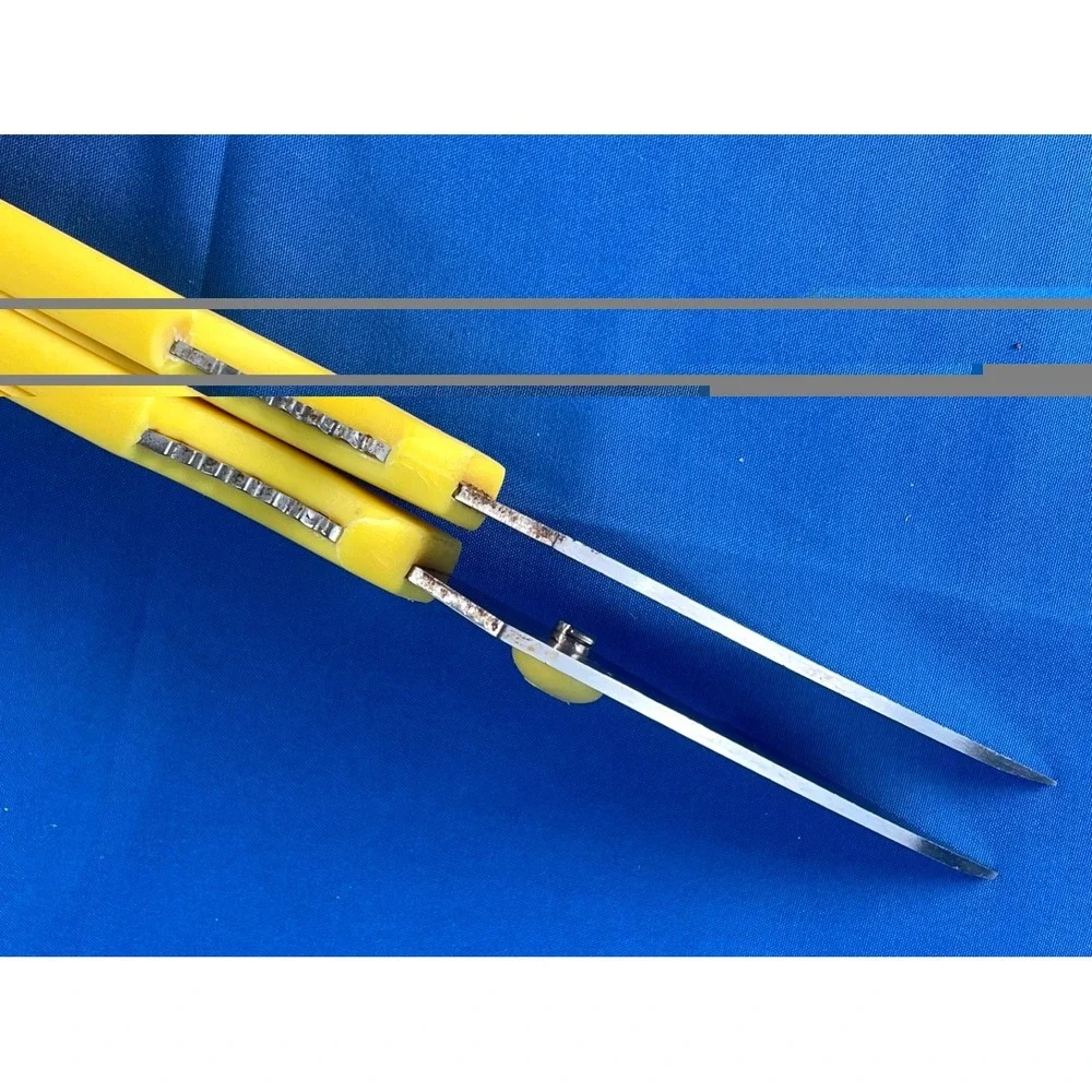 Wusthof 5558 Yellow Handle Kitchen Shears Scissors Germany Take Apart Tool